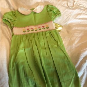 3T Tulip Smocked Dress